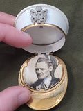 White Army Air Corps Hat Brooch