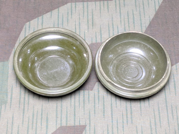 Bergmann & Co. DRGM Green Bakelite Soap/Perfume Container