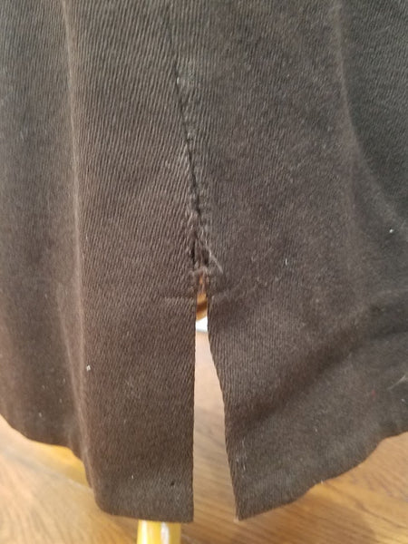 Brown Wool Skirt Suit <br> (B-35" W-27" H-37")