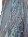Blue Shiny Iridescent Dress <br> (B-40" W-31" H-48")