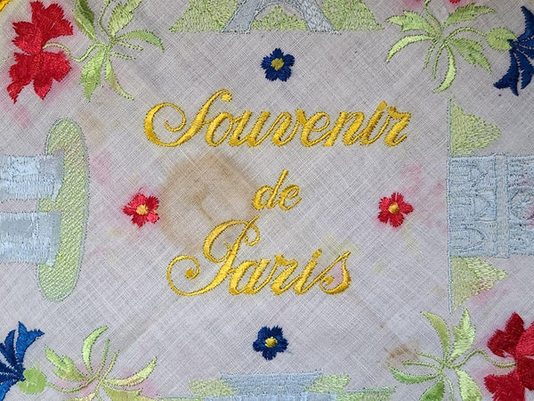 Souvenir de Paris Hankie