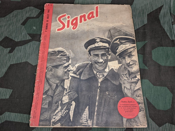 WWII July 1942 Signal Magazine in French