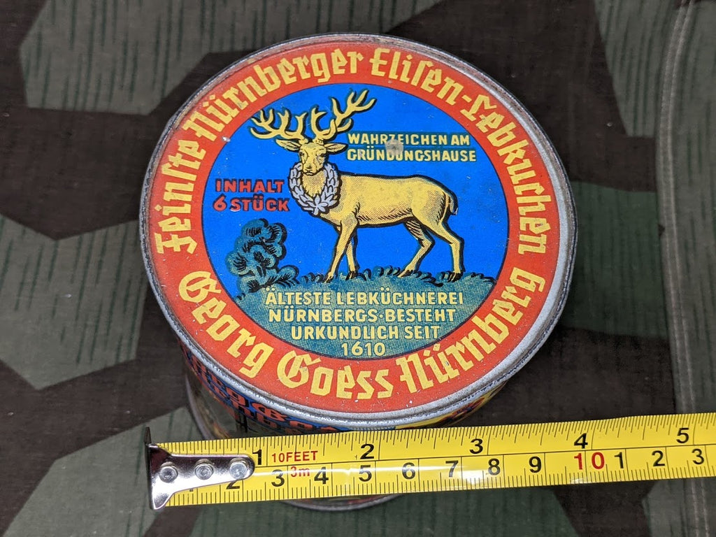 Nürnberg Lebkuchen Tin Georg Goess 1930's