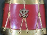 Red Drum Pin with Army Eagle