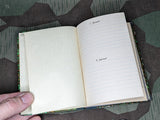 Original German Calendar Journal Blank