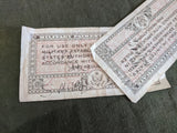 Set of 4 U.S. Military Payment Certificates PW