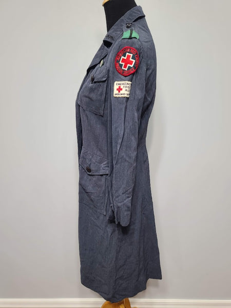 American Red Cross Motor Corps Uniform Dress <br> (B-39" W-32" H-37")