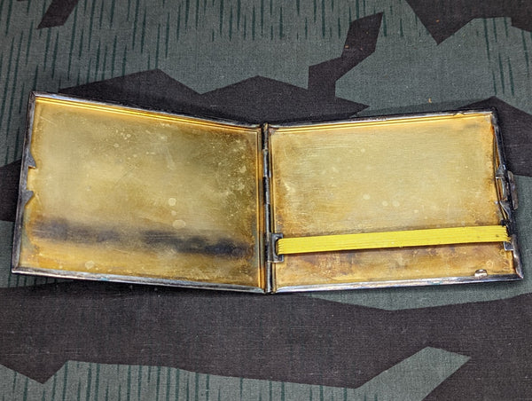 Original Silver Scandinavian Map Cigarette Case