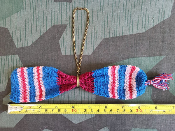 Colorful Striped Miser's Purse from Germany