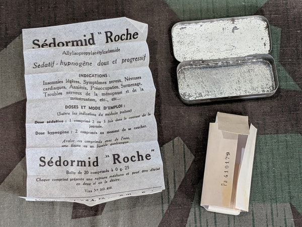 Sedormid 'Roche' French Sedative Medicine Tin