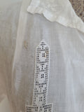 White Button Down Dress <br> (B-36" W-26" H-34")
