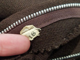 Brown Wool Skirt Suit <br> (B-35" W-27" H-37")