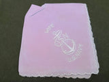 Lot of 4 USN Navy Wife Hankies
