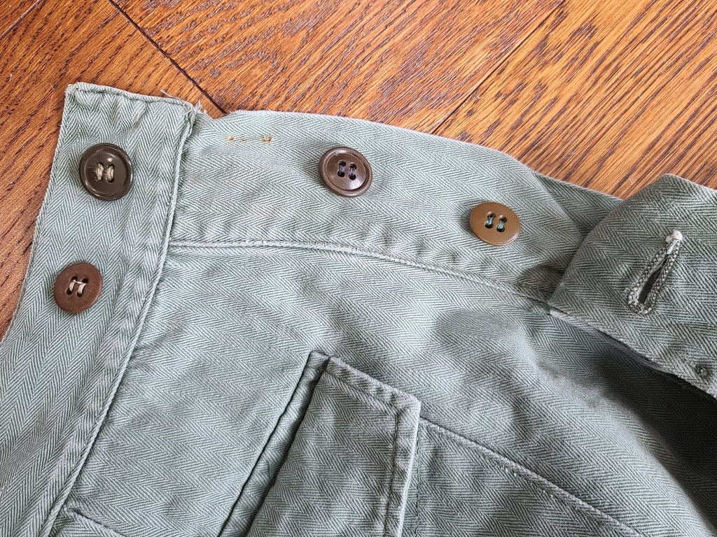 パンツ 40'sW.A.CHBTTrouser (Women's Army Corps) Vintage 1940s Military Pants | WW2 13 Star Button | Side