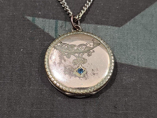 Edwardian German Locket Necklace Kollmar & Jourdan