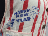Novelty Print Happy New Year Vest