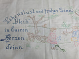 Vintage German "Lust for Life" Linen