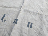 Large Grain Sack Marked Lau