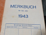 Original 1943 Desk Appointment Book (with Traffic and Post Info)