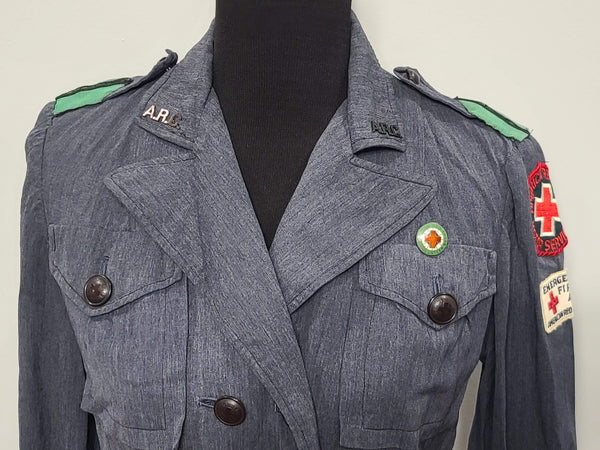 American Red Cross Motor Corps Uniform Dress <br> (B-39" W-32" H-37")