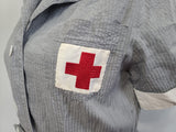 American Red Cross Gray Lady Short Sleeve Uniform Dress & Hat <br>(B-37" W-30.5" H-36")