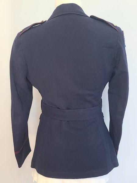 Blue Army Nurse Jacket & Photo <br> (B-36" W-27.5")