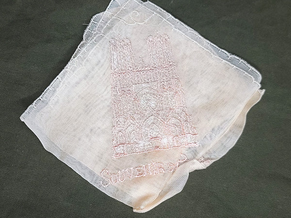 Souvenir De Paris Notre Dame Hankie