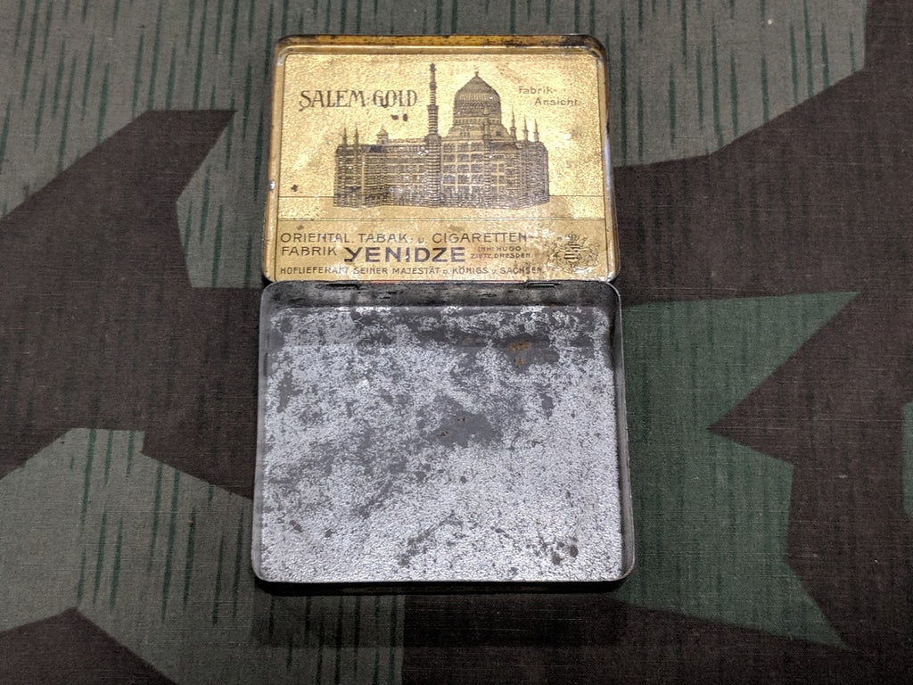 WWI Salem Gold Cigarette Tin