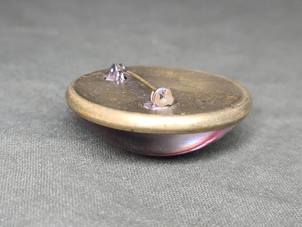 Domed Glass US Eagle Sweetheart Pin