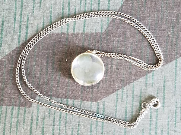 Vintage 1940s Good Luck 4-Leaf Clover Necklace