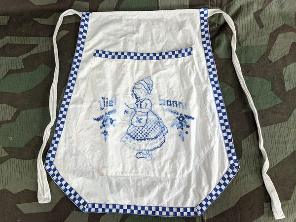 Vintage 1930s 1940s Viel Sonne German Laundry Apron