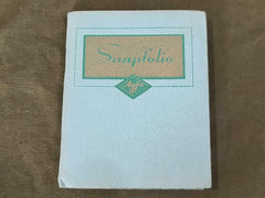 Vintage 1939 US Agfa Snapfolio Mini Photo Album