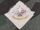 Vintage 1940s Souvenir de France Hankie