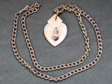 Vintage 1940s WWII Ordinance Heart Necklace