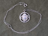Sterling US Army Eagle Necklace