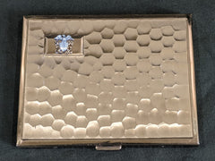 Vintage 1940s WWII US Navy Cigarette Case Sweetheart