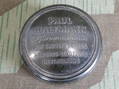 Vintage German Bakelite Paul Halfmann Typewriter Ribbon Container w/ Ribbon