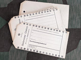 Vintage German Paper Shipping Tags from Gebrüder Dietze