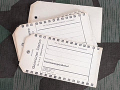 Vintage German Paper Shipping Tags from Gebrüder Dietze