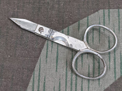 Vintage German Tiny Solingen Scissors w/ Cigar Cutter