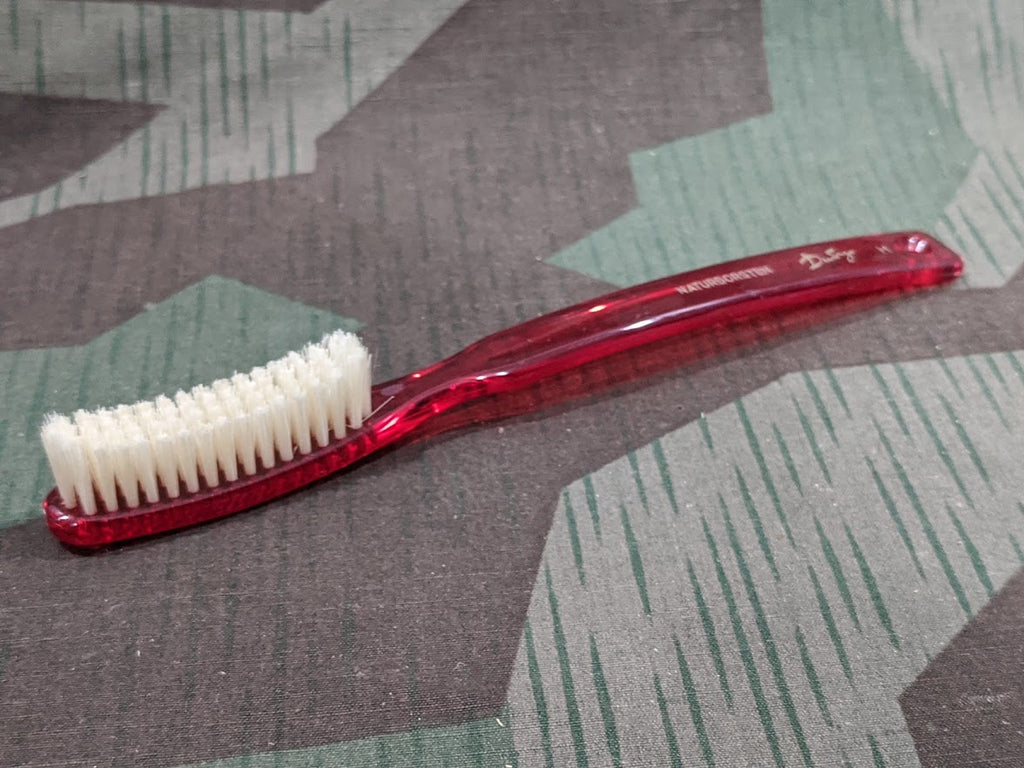 Vintage Red German Toothbrush