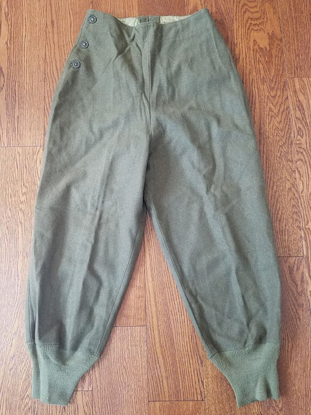 Vintage WWII WAC Women's Wool Uniform Trouser Liner Size 16R