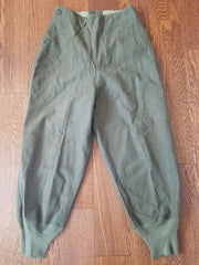 Vintage WWII WAC Women's Wool Uniform Trouser Liner Size 16R