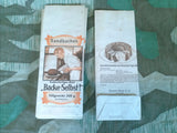 Vintage 1920s / 1930s German Sandkuchen Cake Powder Bags