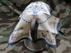 Vintage 1930s/1940s German Frisches Wasser Water Jug Cover - Blue