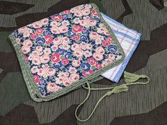 Vintage 1930s 1940s German Handkerchief Holder with Hankie