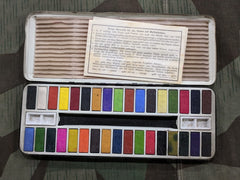 Vintage 1930s / 1940s German Large Water Color Paint Set Unused