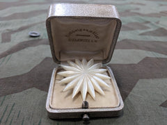 Vintage 1930s / 1940s German Mother of Pearl Brooch in Original Box