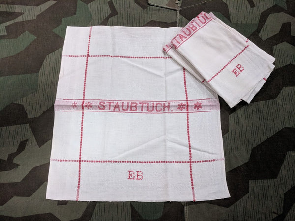 Vintage 1930s / 1940s German Staubtuch Dust Cloth
