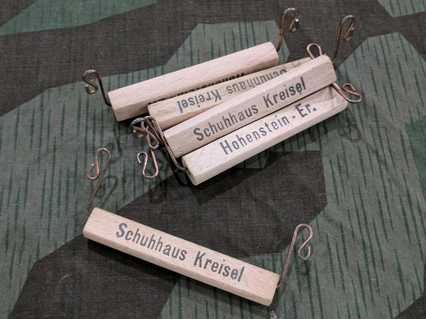 Vintage 1930s / 1940s German Wooden Shop Package Handles